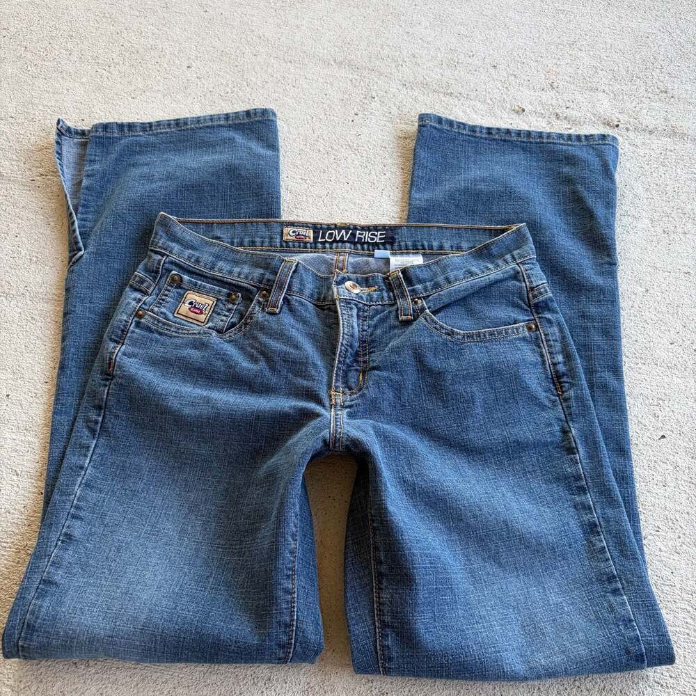 Cruel Girl Low Rise Flare Denim Jeans Women Size 7